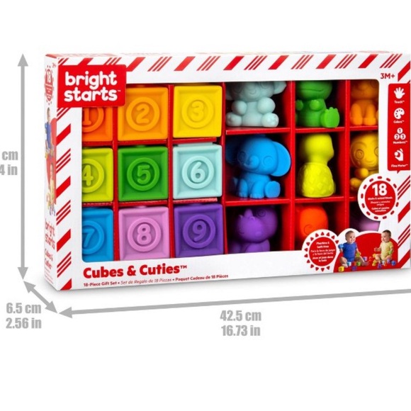 Bright Starts Colorful Learning Blocks Set - Picture 7 of 7